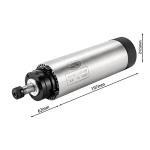 CNC Spindle Motor Kits, 220V 1.5KW CNC Spindle Air Cooled Spindle Motor+220V 1.5KW VFD+Φ65mm CNC Clamp Mount + ER11 Collet Set+ Drill Bits+Wrenches for CNC Router Mahine