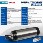 『USA』2200W 2.2KW 110V Water Cooled CNC Spindle Motor& Inverter&Clamp&Pump&Collet