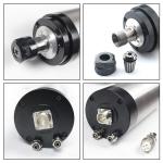 『USA』2200W 2.2KW 110V Water Cooled CNC Spindle Motor& Inverter&Clamp&Pump&Collet