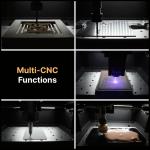 Cubiko CNC Router Machine with Enclosure, PCB Milling Machine, Smart Desktop CNC