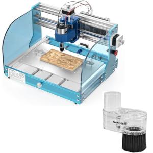 Genmitsu 3018-PROVer V2 CNC Milling Machine, Desktop CNC for Beginner + CNC Dust Shoe ABS Cover Cleaner