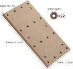 Genmitsu CNC MDF Spoilboard for 3018 CNC Routers, 30 x 18 x 1.2cm (11-4/5''x ...