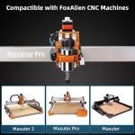 FoxAlien CNC Upgrade Kit 300W DC Spindle Milling Motor for Masuter 4040, Masuter Pro, Masuter 3, 3018-SE V2 CNC Router Engraving Machine with Integrated Control Box Speed Adjustable