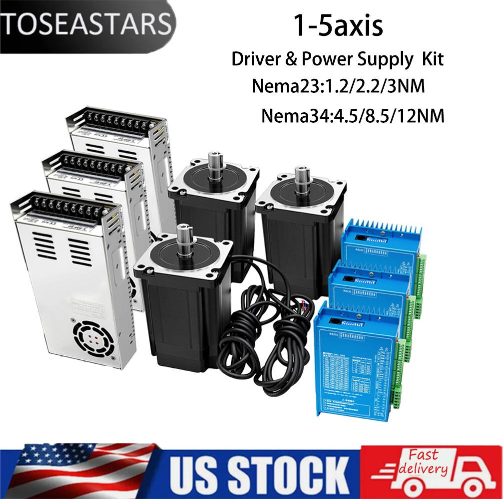 Nema 23 57mm Closed Loop Stepper Motor Easy Servo Kit for Multi-axis CNC Router