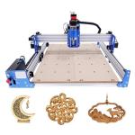 LIAPDG 4040 CNC Machine Kit, 100W CNC Engraving Machine DIY Desktop Wood CNC Router Machine Pro Milling Machine with 42 Two-Phase Stepper Motor 50-1500MM/Min 15.75 x 15.75 x 3.27 Inch Engraving Area