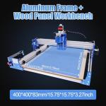 LIAPDG 4040 CNC Machine Kit, 100W CNC Engraving Machine DIY Desktop Wood CNC Router Machine Pro Milling Machine with 42 Two-Phase Stepper Motor 50-1500MM/Min 15.75 x 15.75 x 3.27 Inch Engraving Area