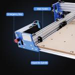 LIAPDG 4040 CNC Machine Kit, 100W CNC Engraving Machine DIY Desktop Wood CNC Router Machine Pro Milling Machine with 42 Two-Phase Stepper Motor 50-1500MM/Min 15.75 x 15.75 x 3.27 Inch Engraving Area