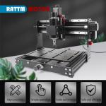 〖USA〗3 Axis DIY CNC Router 3020 Plus 500W Milling Engraver Laser Machine+Offline