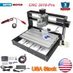 〖US〗3018-pro CNC Router Engraver Aluminum Wood Milling Carving Engraving Machine