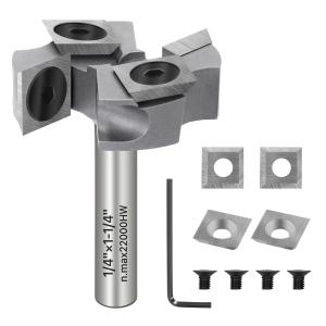 1/4" Shank 1-1/4" CNC Spoilboard Surfacing Bit – Industrial-Grade Carbide, 2+...