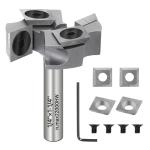 1/4" Shank 1-1/4" CNC Spoilboard Surfacing Bit – Industrial-Grade Carbide, 2+...