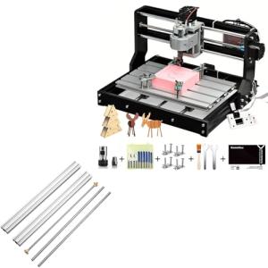 Genmitsu CNC 3018-PRO Router Kit GRBL Control + 3018 Y-Axis Extension Kit, 3018 Accessories Upgrade to 3040