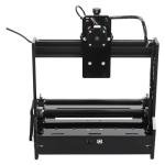 La-ser Engraving Machine 12V 15W GRBL Cylindrical DIY La-ser Cutter CNC Wood Router Portable Desktop Plotter Carving Machine High Precision Engraving Machine for Cans Cola Bottles Thermos Cups