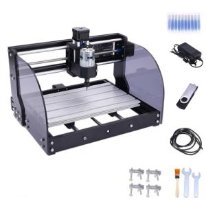 CNC 3018Pro Max Mini Desktop Engraving Machine, Cnc Router Machine Engraving Area 11.8 * 7 * 1.57in, For Woodworking DIY Engraving And Milling Cutting