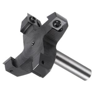 3" Dia 1/2" Shank Router Bit Set Carbide Tip Woodworking Slab CNC Spoilboard