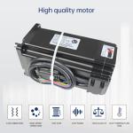 RATTMMOTOR Nema34 12N.m Closed Loop Hybrid Servo Motor Stepper Motor 12nm 1700oz-in 156mm 6A 2 Phase & HSS86 Servo Driver & 3m Wire CNC Controller Kit for CNC Router Engraving Milling Machine