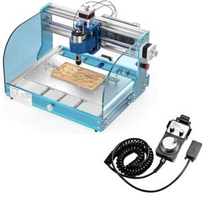 Genmitsu 3018-PROVer V2 CNC Router Machine for Beginner + CNC MPG Handwheel Controller