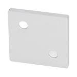 5Pcs Aluminum Profiles End Cover 8080 Double Slot Ends Caps, CNC Router Accessories, High Quality Anodized Aluminum Alloy End Caps for 3D Printer CNC Cutting Machine, Industr (Silver)