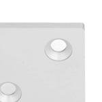 5Pcs Aluminum Profiles End Cover 8080 Double Slot Ends Caps, CNC Router Accessories, High Quality Anodized Aluminum Alloy End Caps for 3D Printer CNC Cutting Machine, Industr (Silver)