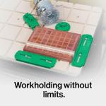 MICROJIG MatchFit CNC Clamping Kit with Dovetail Router Bit for Dovetail Clamps, 14", Dovetail Profile