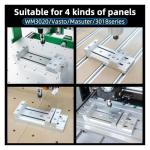 Mini Low Profile Bench Vise For CNC Router Machine, Work Table Workholding Clamp ，Compatible For FoxAlien WM3020 Masuter Pro 4040-XE