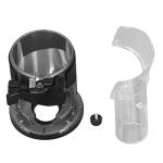 Aluminum Alloy Plunge Router Base with Dust Collection Cover, Adjustable Router Base for Woodworking Trim Router, CNC Machine Dust Extraction Accessory