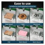 Mini Low Profile Bench Vise For CNC Router Machine, Work Table Workholding Clamp ，Compatible For FoxAlien WM3020 Masuter Pro 4040-XE