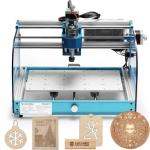 Genmitsu 3018-PROVer V2 CNC Milling Machine, Desktop CNC for Beginner with Limit Switches & Emergency-Stop, Upgraded Z Axis Aluminum Spoilboard, Working Area 284 x 180 x 40mm (11.2 x 7.1 x 1.6 inches)