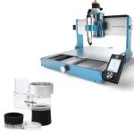 Genmitsu 3030-PROVer MAX CNC Router Machine + CNC ABS Dust Shoe for CNC Machines with a 52mm Diameter Motor