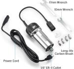 Genmitsu 710W CNC Compact Router 65mm Diameter, Spindle Motor with LCD Digital D