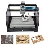 3018-PROVer Desktop CNC Router Machine CNC Engraving DIY Router Kit Carving PCB Milling Cutting Machine Engraving Area: 300 x 180 x 45mm