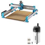 Genmitsu CNC Router Machine 4040-PRO for Woodworking + 710W CNC Spindle Motor with 65mm Diameter