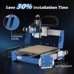 Genmitsu PROVerXL 4030S CNC Router Machine with 710W Spindle, Upgraded 3-Axis Desktop CNC Milling Machine for Wood, Metal, Acrylic, High Precision Linear Rails, 130mm Z-Height, Wireless App Control