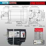 『US』Nema 23 Closed Loop Servo Motor Driver 2N.m 57x76mm DC24-50V CNC Router Kit