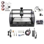 CNCTOPBAOS CNC 3018-PRO-MAX 3 Axis Desktop DIY Mini Wood Router Kit PCB PVC Milling Engraver Engraving Carving Machine GRBL Control with Offline Controller with Limit Switches&E-Stop