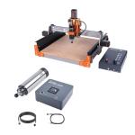 FoxAlien Masuter 3S Desktop CNC Router Machine and 1.5kW VFD Spindle Upgrade Kit for Wood Metal Cutting