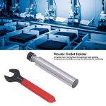 ER11 Collet Chuck ER11 Router Collet Arbor Adapter Straight Shank Tool Holder for CNC Milling Tools Lathe Replacement Accessories with Wrench C20-ER11A-100L