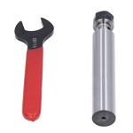 ER11 Collet Chuck ER11 Router Collet Arbor Adapter Straight Shank Tool Holder for CNC Milling Tools Lathe Replacement Accessories with Wrench C20-ER11A-100L