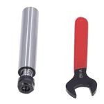 ER11 Collet Chuck ER11 Router Collet Arbor Adapter Straight Shank Tool Holder for CNC Milling Tools Lathe Replacement Accessories with Wrench C20-ER11A-100L