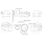 65mm CNC Dust Shoe, CNC Router Dust Cover, CNC Router Machine Dust Cover, Engraving Machine Accessories for CNC Engraver Milling Mahcine