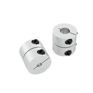 D20L20 Rigid Coupling Shaft Rod Lead Screw Coupler Bore 5mm 8mm Section CNC Stepper Motor Router Machine 3D Printer Accessories(8mm to 8mm)