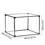 Genmitsu 3018-PROVer V2 CNC Milling Machine for Beginner + KABA Lite Enclosure PETG Box Kit, 450 x 390 x 300 mm