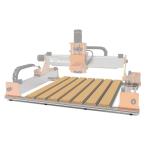 FoxAlien T-slot Hybrid Spoilboard Work Table and aluminum profile base frame Kit for XE-Ultra Core CNC Router Machine (4040)