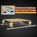 FoxAlien T-slot Hybrid Spoilboard Work Table and aluminum profile base frame Kit for XE-Ultra Core CNC Router Machine (4040)