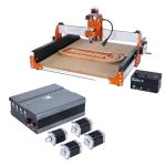FoxAlien Masuter 3 CNC Router Machine for Woodworking Carving + NEMA23 Stepper Motors Upgrade Kit