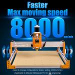 FoxAlien Masuter 3 CNC Router Machine for Woodworking Carving + NEMA23 Stepper Motors Upgrade Kit