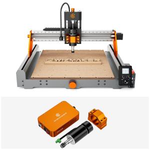 WIZMAKER Artsian 01 CNC Router Machine, Spindle Motor 500W, Aluminum, Brass, Wood, Plastic, PCB Professional Desktop CNC Engraver