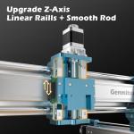 SainSmart Genmitsu 4040-PRO MAX CNC Router + 4th Axis Rotary ModuleGenmitsu 4th Axis Rotary Module with Planetary Geared Stepper Motor, 4 Jaw Chuck, Clamped Range 10-200mm