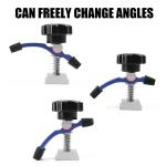 2 Pack Hold Down Clamp Kit CNC Router Clamp Woodworking T-Slot Accessories Blue