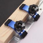 2 Pack Hold Down Clamp Kit CNC Router Clamp Woodworking T-Slot Accessories Blue